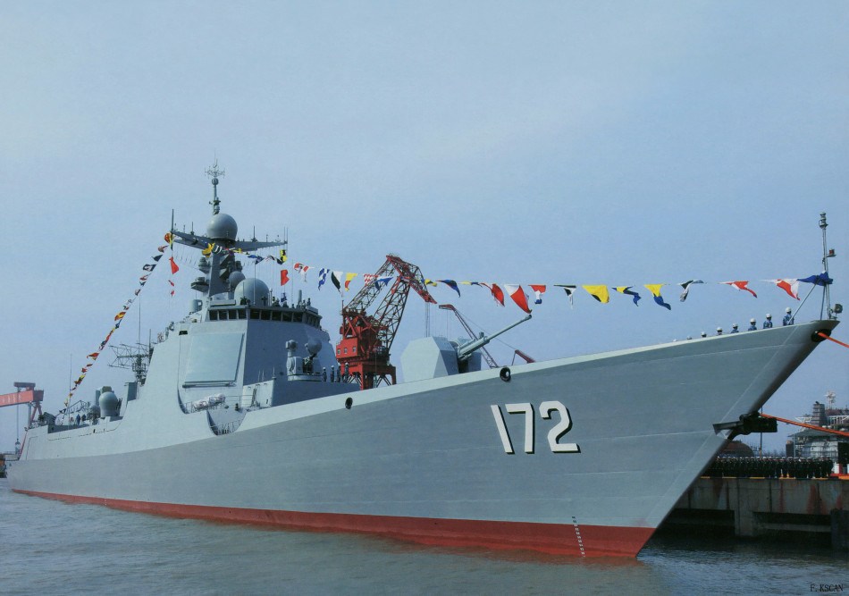 探索中国海军力量，172驱逐舰高清图片展示，中国海军力量探索，172驱逐舰高清图片展示