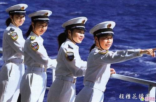 最美中国海军女兵图片——展现飒爽英姿的风采，最美海军女兵图片，飒爽英姿展现风采
