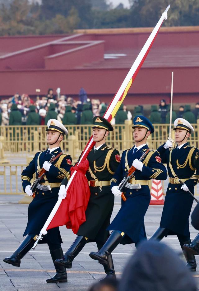 中国国旗护卫队，荣耀与使命的象征，中国国旗护卫队，荣耀与使命的守护者