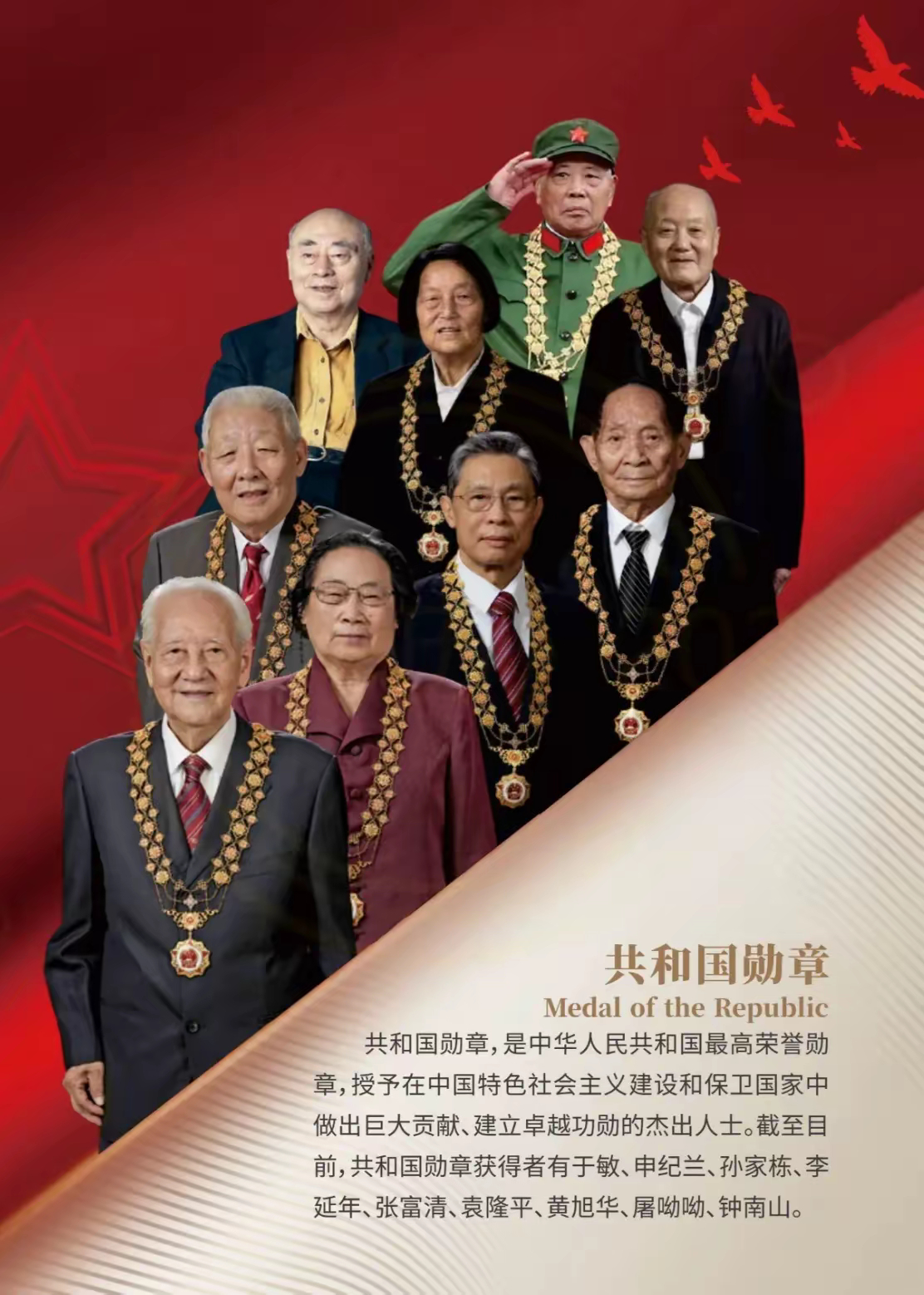 十位共和国勋章获得者事迹，光辉历程与崇高精神，十位共和国勋章获得者，光辉事迹与崇高精神典范