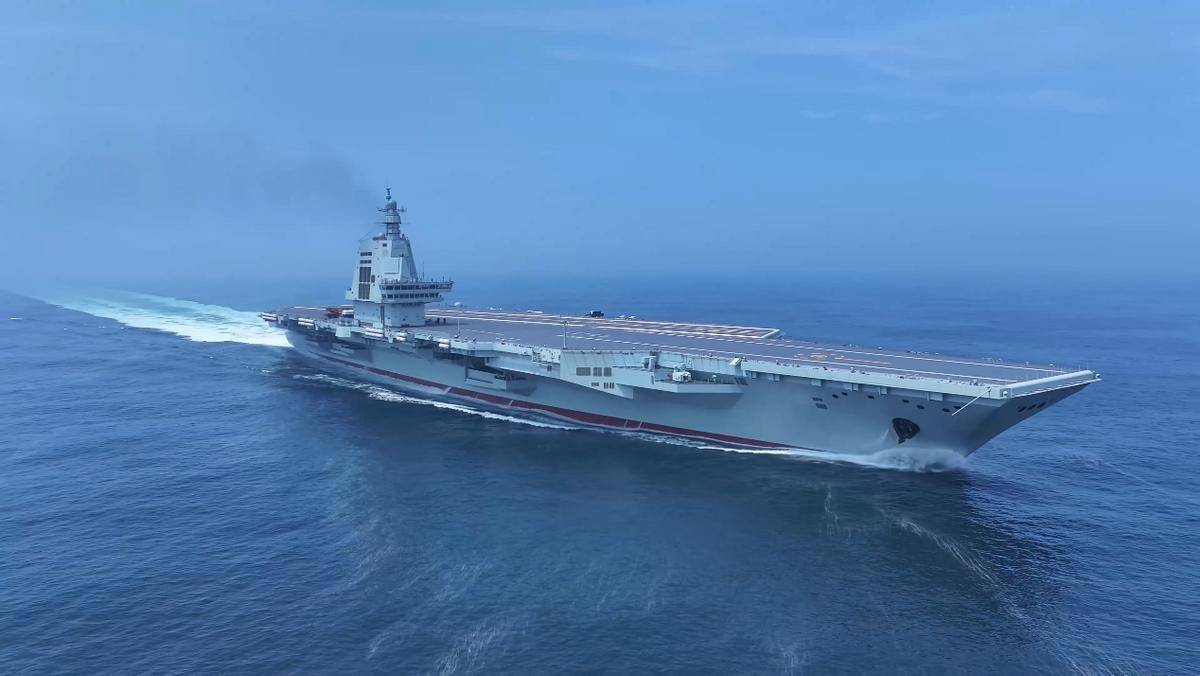 揭秘中国海军新利器，004航母视频，揭秘中国海军新利器，004航母震撼视频亮相