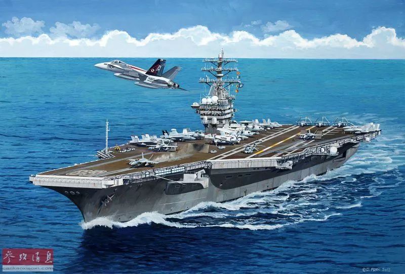 尼米兹级航母的尺寸与威力，巨大的海洋霸主，尼米兹级航母，海洋巨无霸的尺寸与威力