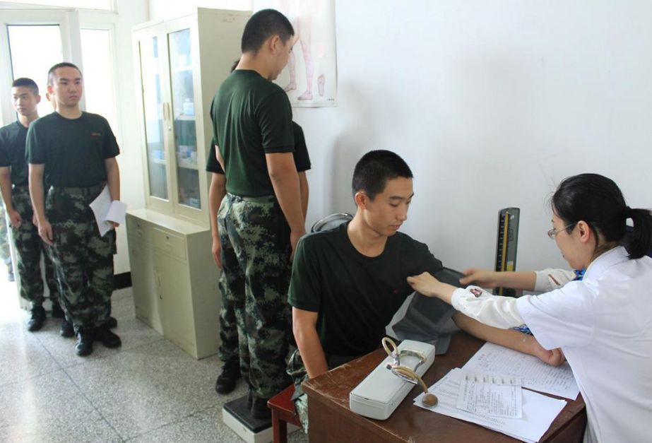 我为新兵进行体检，专业、细致、全面的健康检查流程，新兵专业全面健康检查流程，细致入微的体检之旅