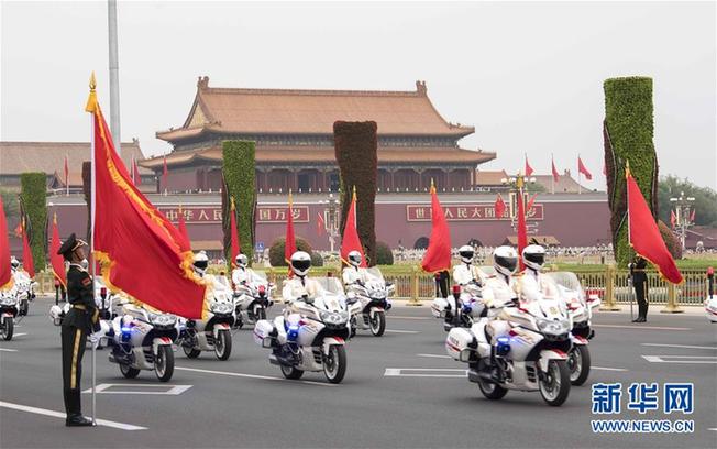 国家礼宾摩托车护卫队，传统与现代的完美结合，国家礼宾摩托车护卫队，传统与现代的完美交融