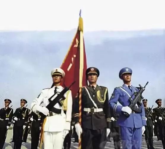 帅气三军仪仗队图片，荣耀与力量的展现，帅气三军仪仗队图片，荣耀与力量的完美展现