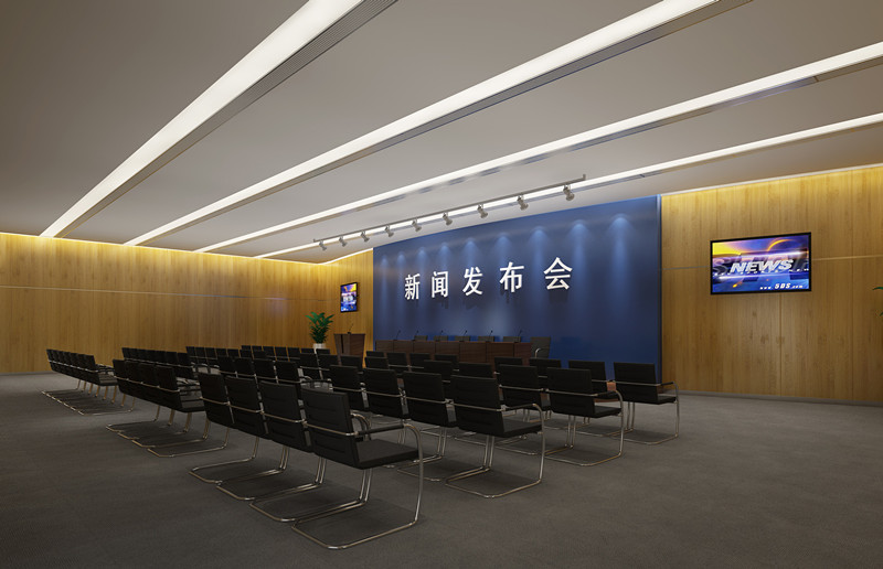 新闻发布厅设计方案，打造专业级信息发布空间，新闻发布厅专业级设计方案，打造卓越信息发布空间