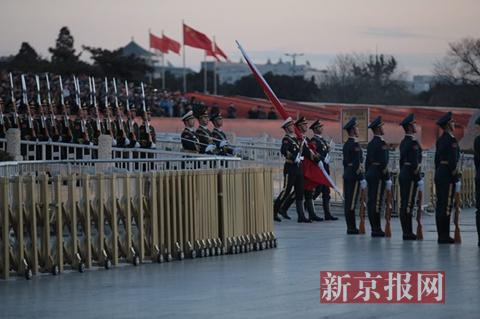 南昌三军仪仗队升旗，荣耀与庄严的象征，南昌三军仪仗队升旗，荣耀与庄严的仪式
