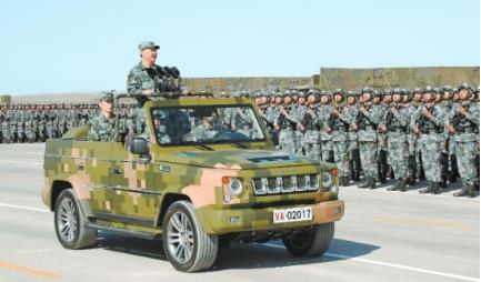 朱日和大阅兵检阅车，展现国家力量与荣耀，朱日和大阅兵检阅车，展现国家力量与威严的荣耀瞬间